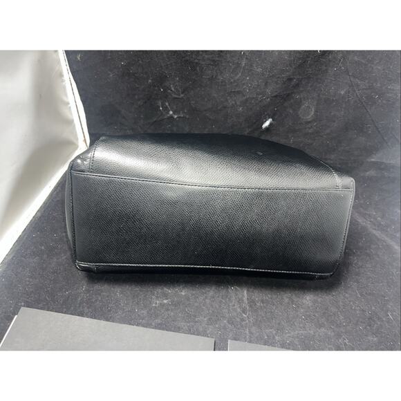 Coach AVA CROSSGRAIN 87401 Black Bag Tote Handbag EUC - Picture 12 of 15